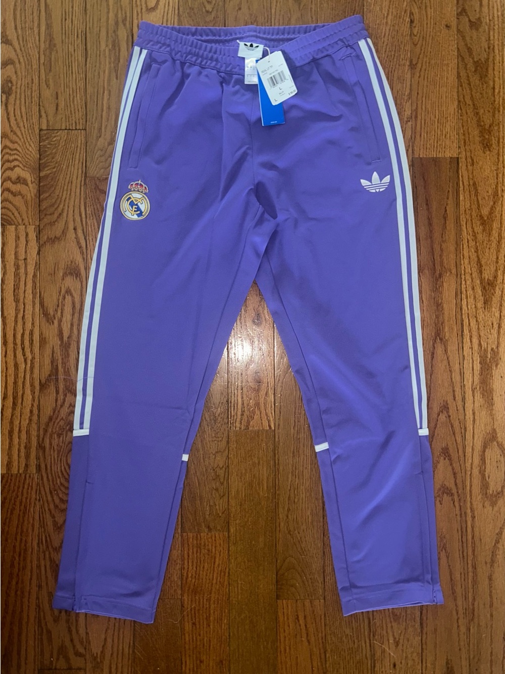 Real Madrid LF Adidas Track Pants Size Large NEW